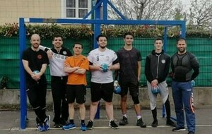 Entrainement de Handball en exterieur Seniors & Loisirs